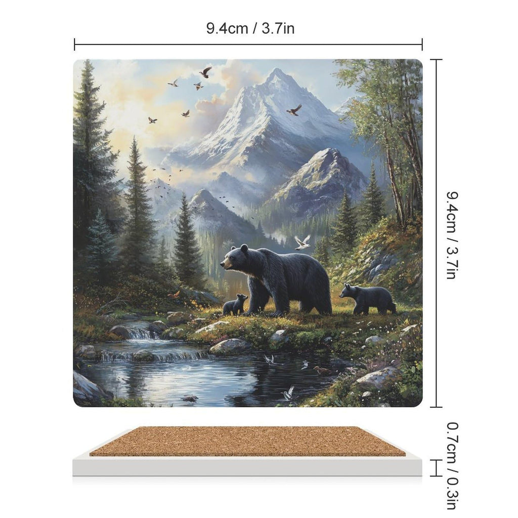 Ceramic Coasters Set Z6917