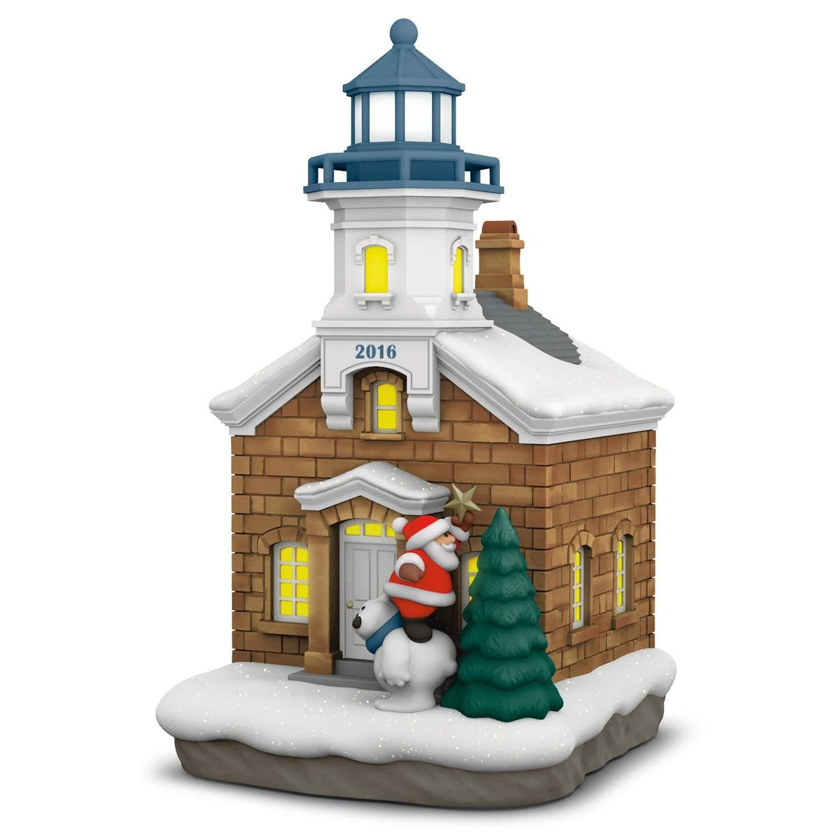 Christmas Ornament Lighthouse W135
