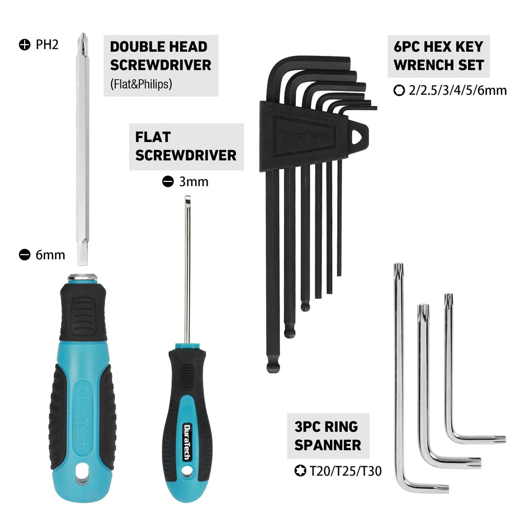 40PC Bike Repair Tool Kit with Carry Storage Case J9069