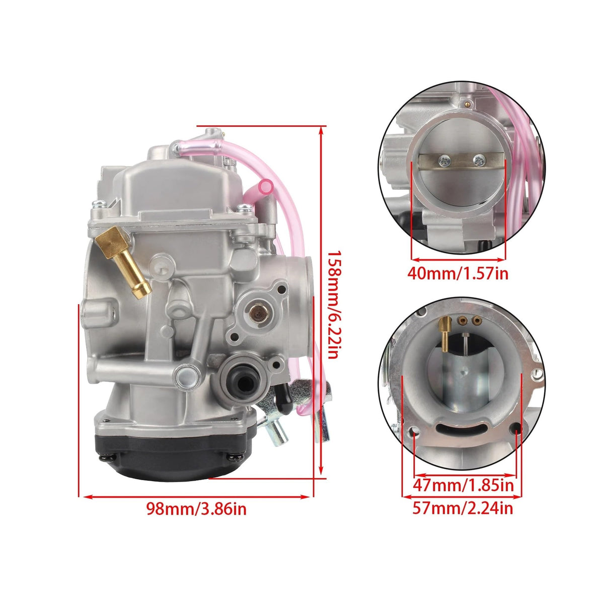 40mm Carburetor Set V758