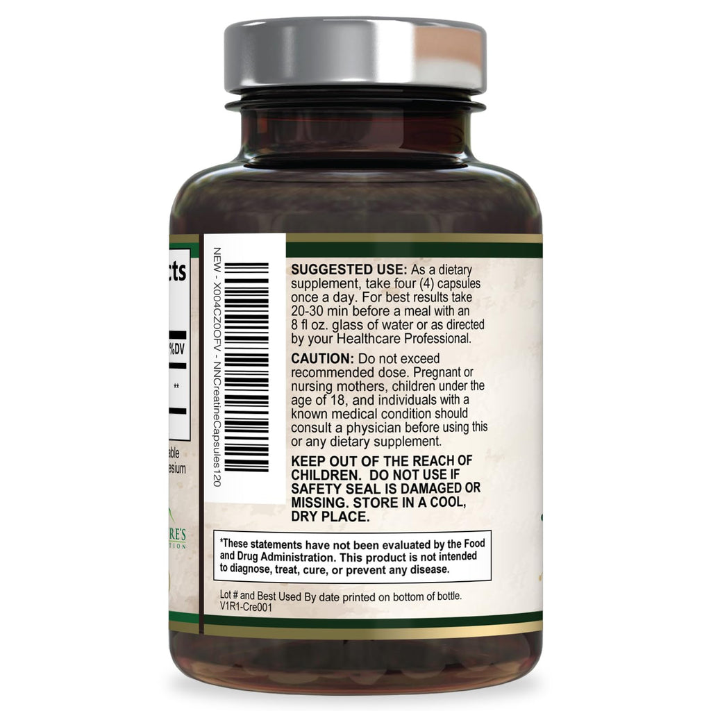 Micronized Creatine Monohydrate 3000mg 120 Capsules O2717
