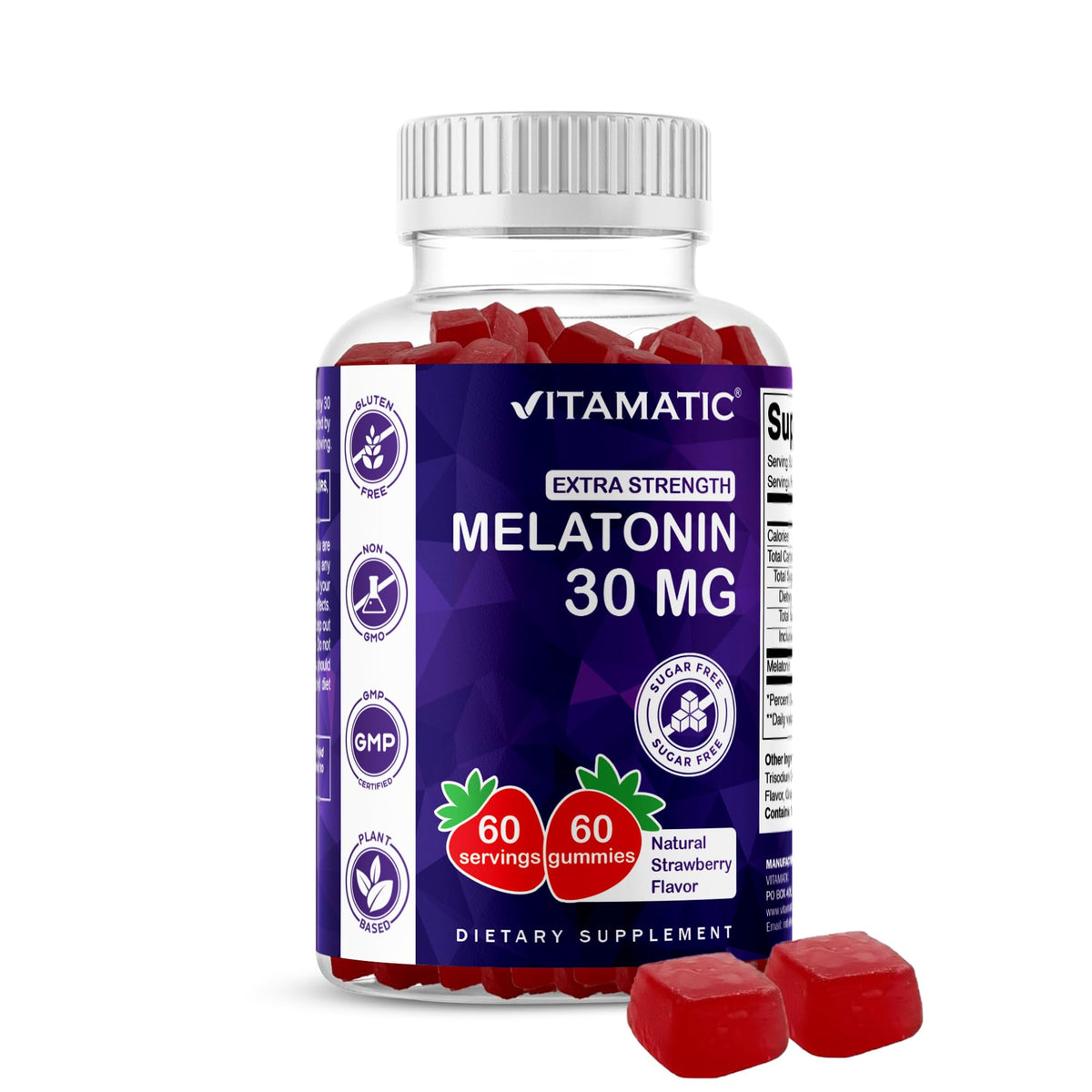 Melatonin 30 mg 60 Gummies T378