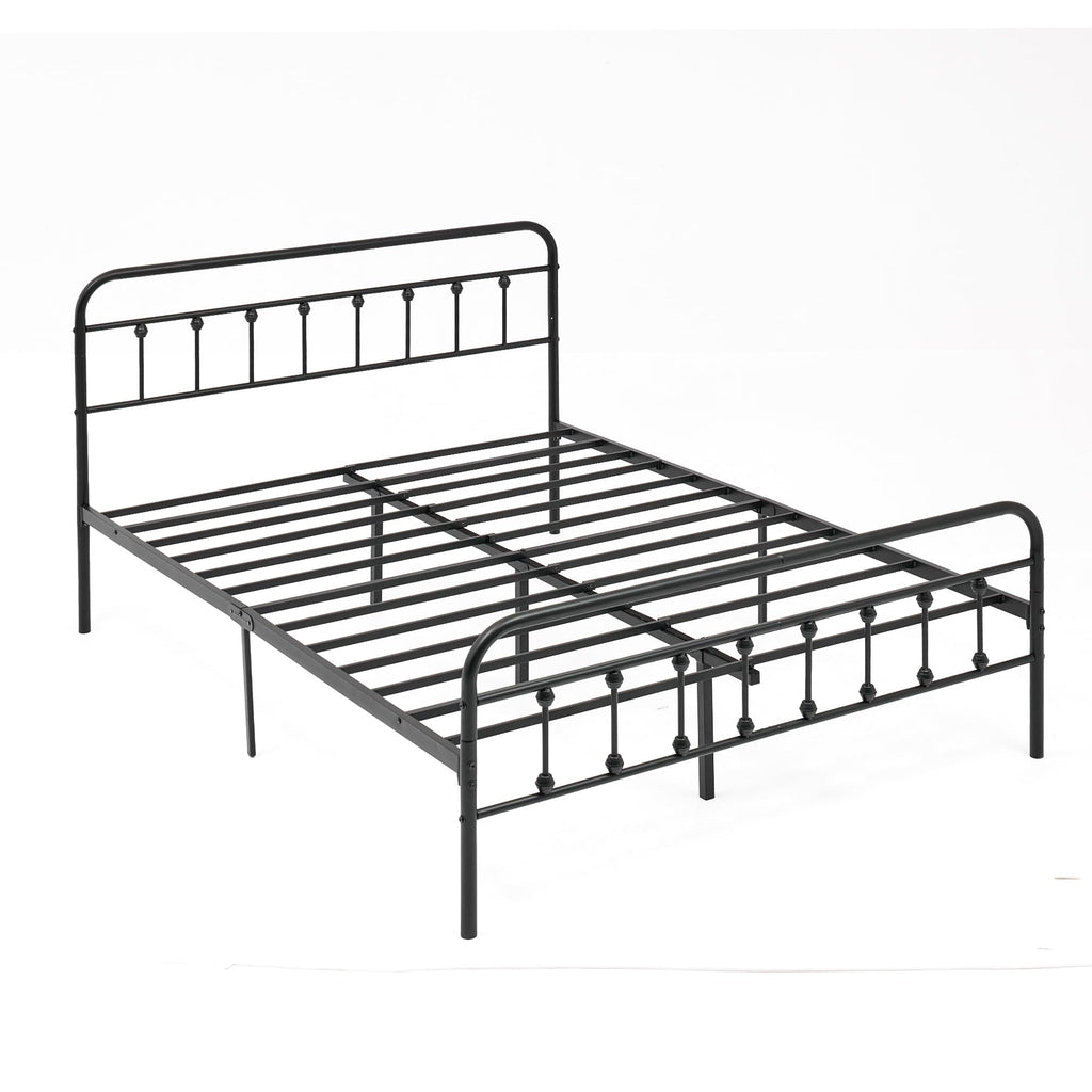 Full Metal Platform Bed Frame with Headboard and Footboard R97792
