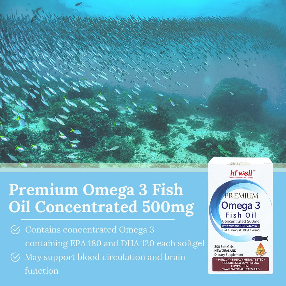 Omega 3 Fish Oil 500mg Softgels K47934