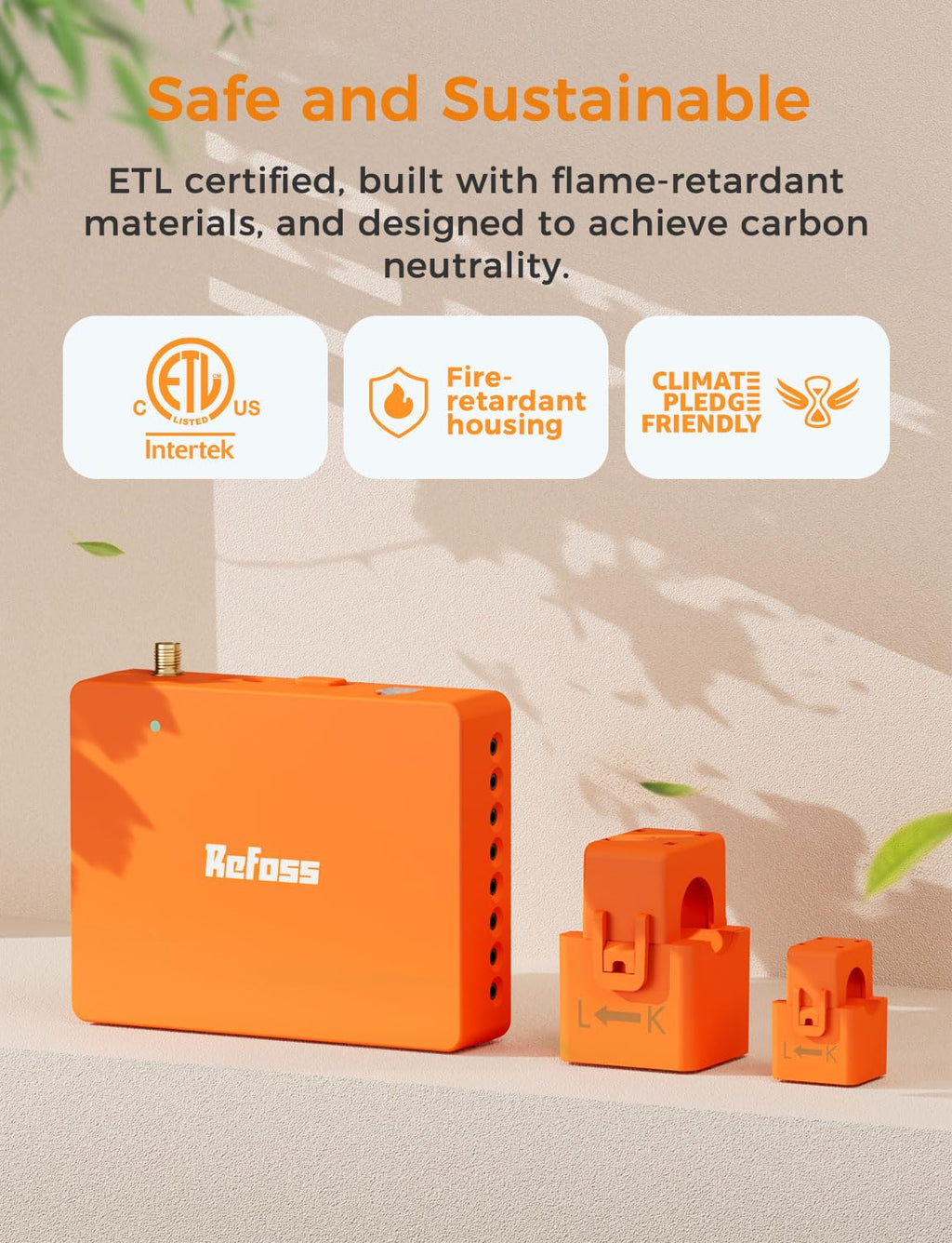 Smart Home Energy Monitor with 16 60A Circuit Sensor A49786