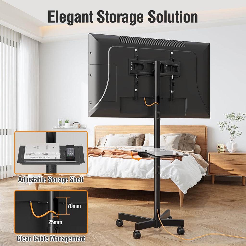 Mobile TV Stand for 23-60" TVs Y6122