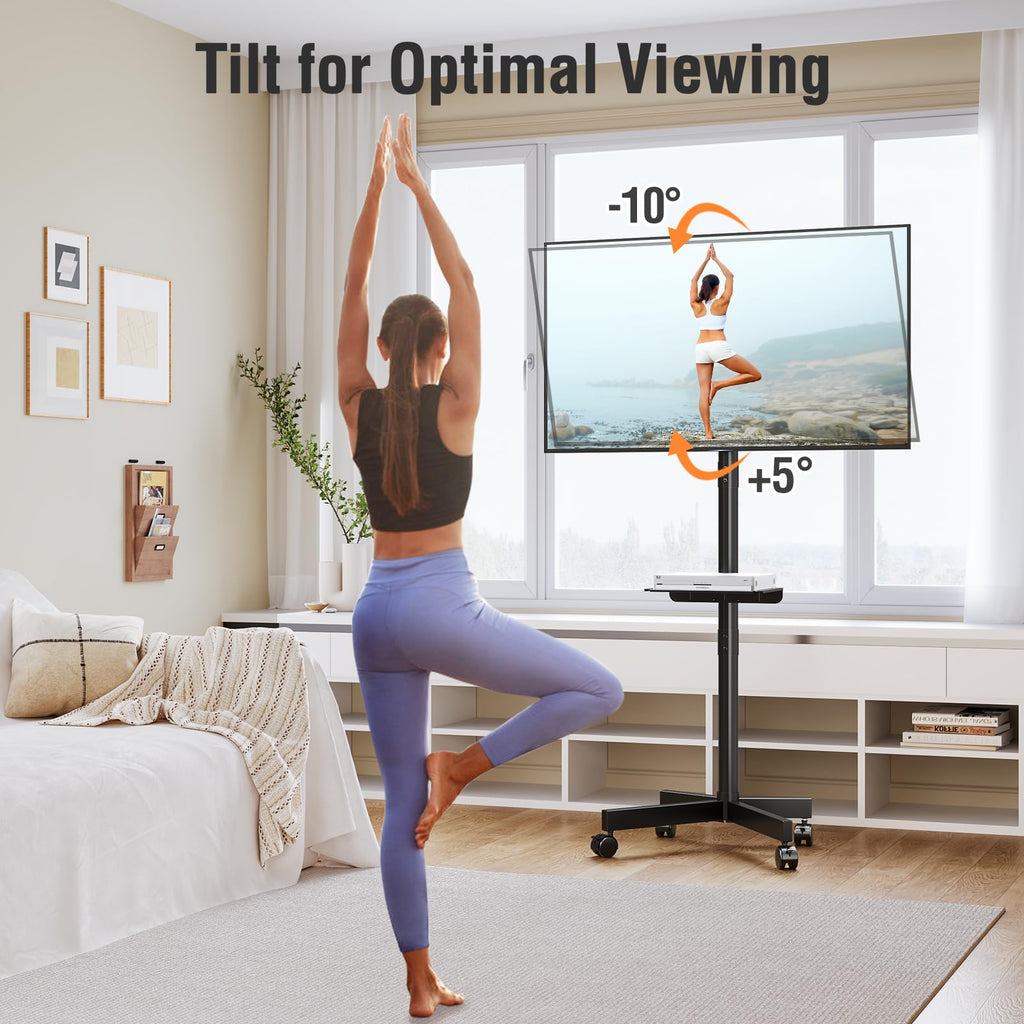 Mobile TV Stand for 23-60" TVs Y6122
