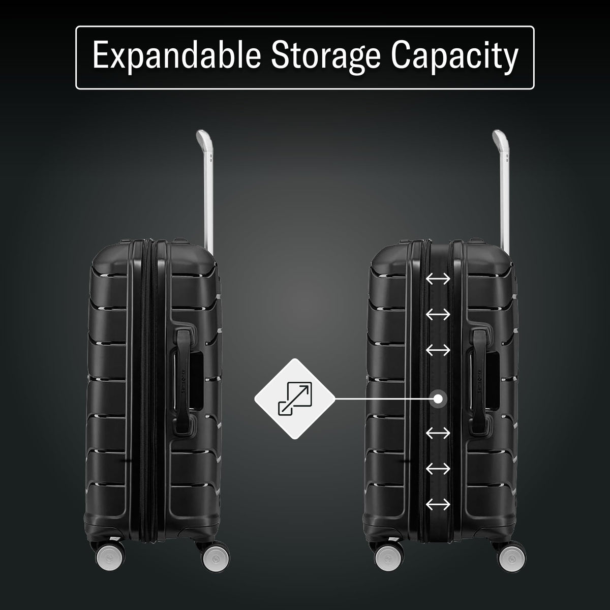 Hardside Carry-On Luggage with Spinner Wheels T328
