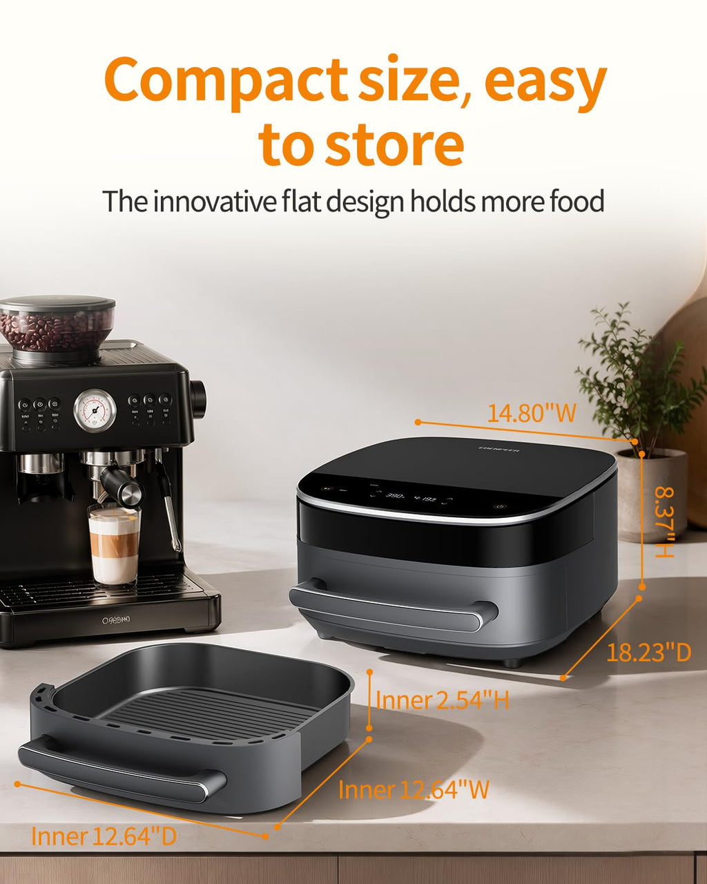 6 Quart Large Air Fryer H9718