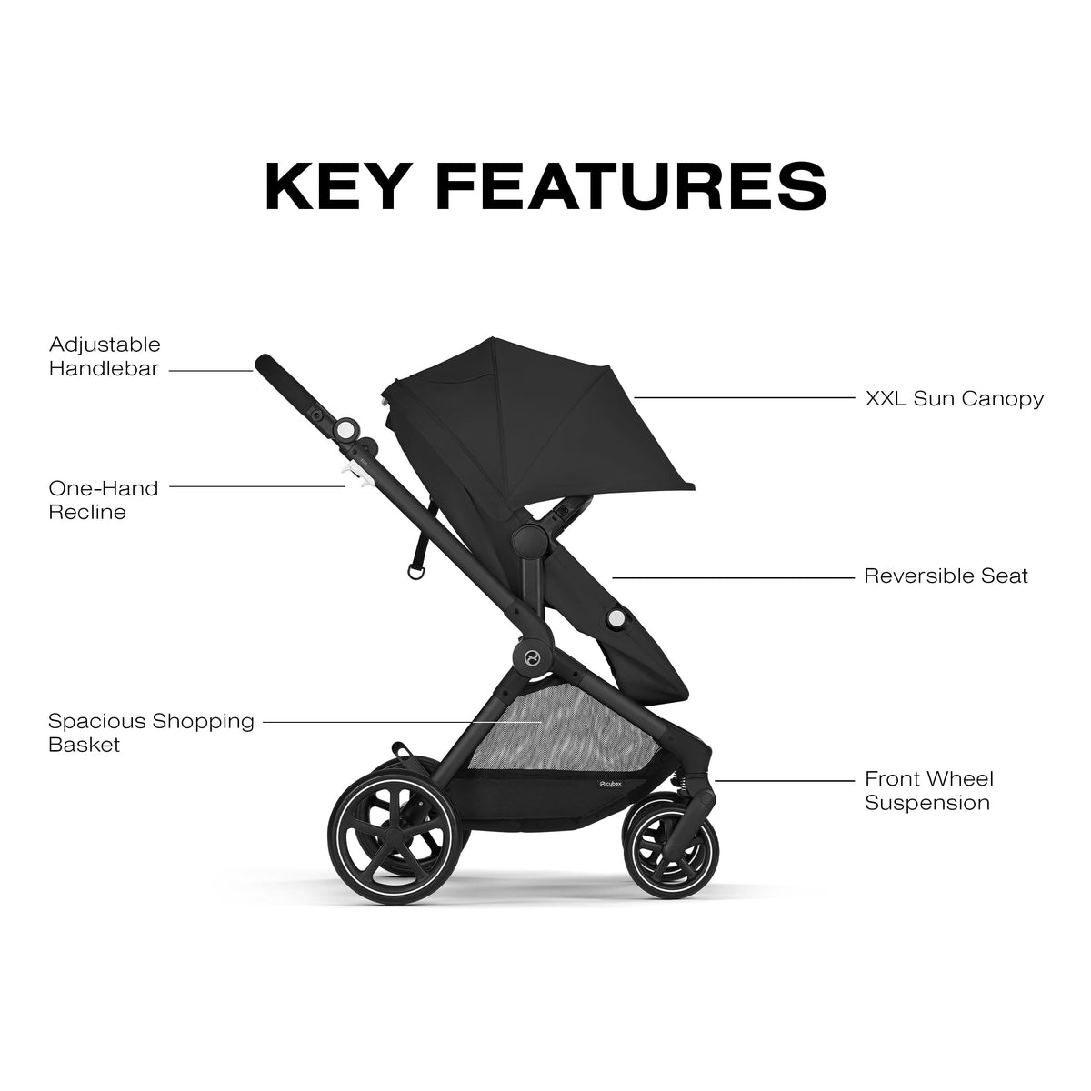 2-in-1 Baby Stroller X784402