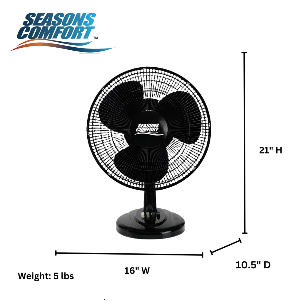 16" Oscillating 3 Speed Table Fan N959