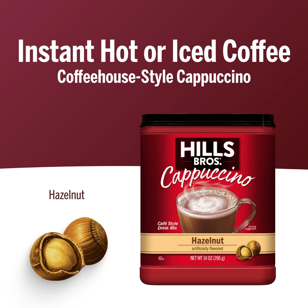 Cappuccino Mix Hazelnut 14 oz A32263