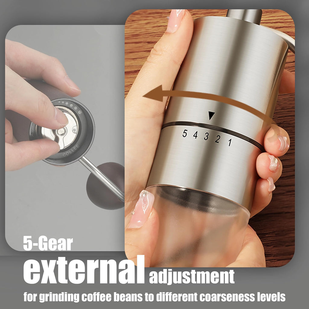Manual Coffee Grinder with Ceramic Conical Burr H858703