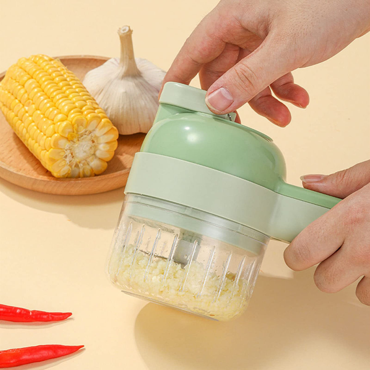 4 in 1 Electric Mini Vegetable Cutter M402