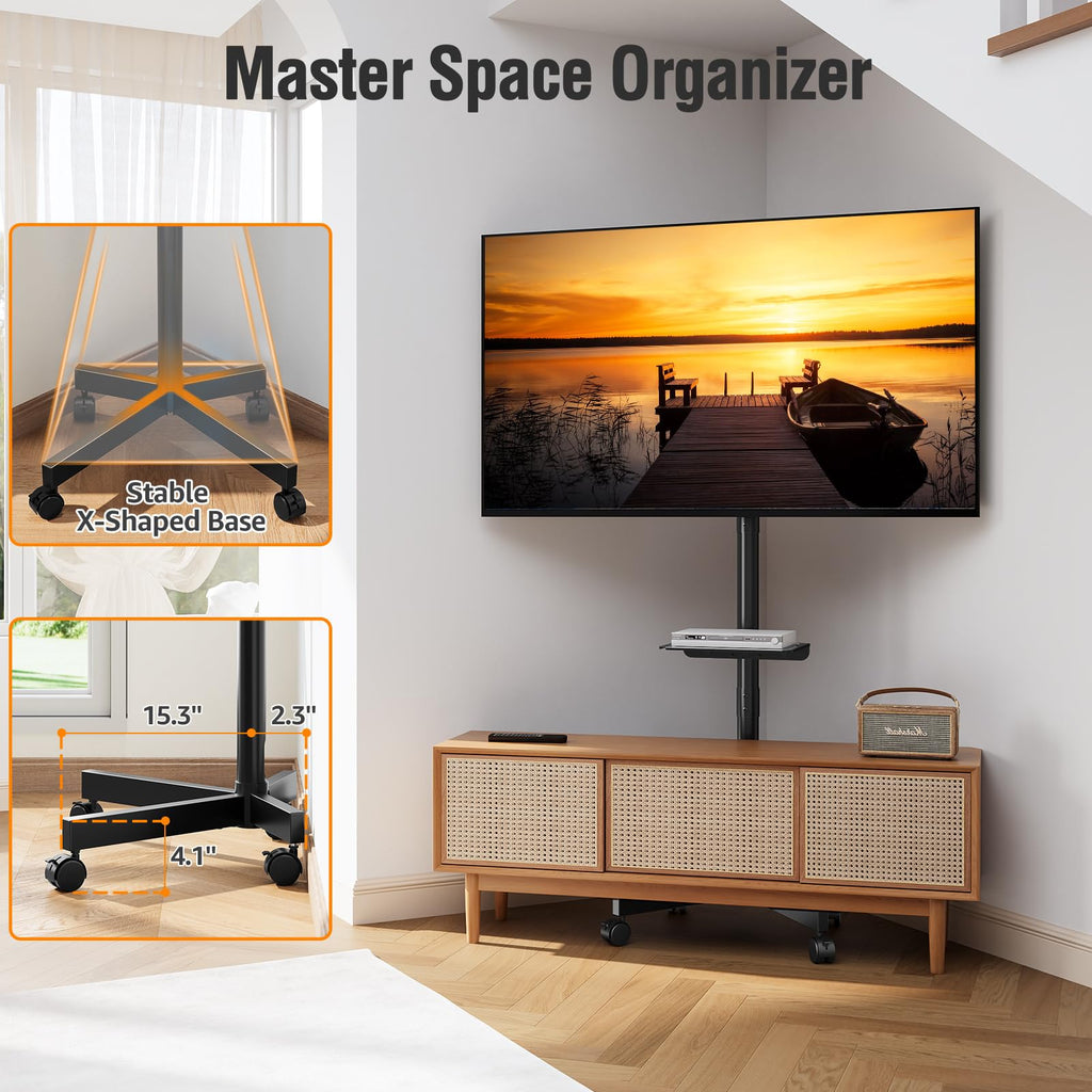 Mobile TV Stand for 23-60" TVs Y6122