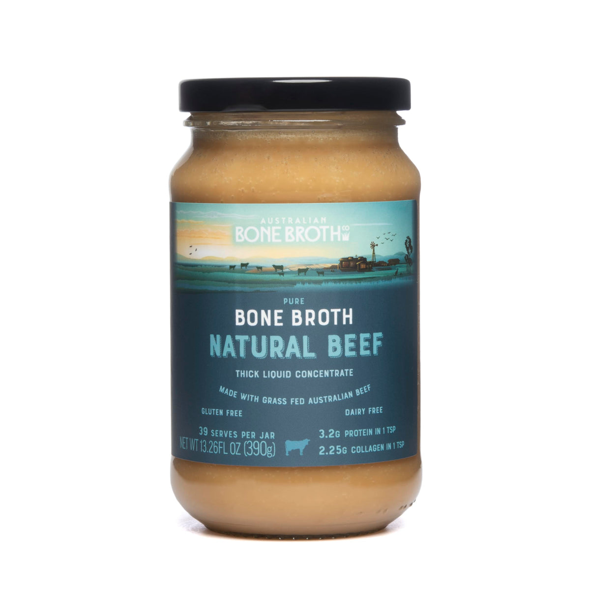Natural Beef Bone Broth Concentrate 13.26 Floz W6791