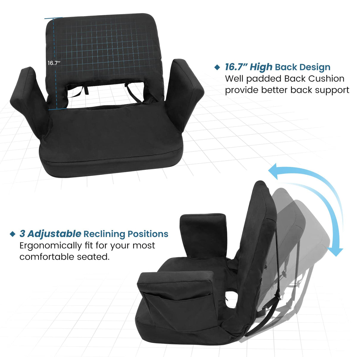 Stadium Seat with Back Support K974