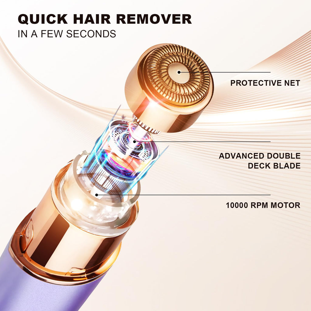 2 in 1 Facial Hair Remover with Replacement Heads I844