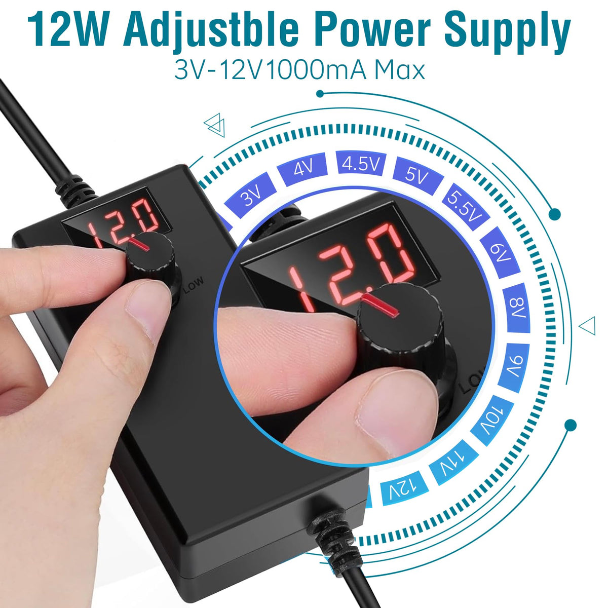 120mm x 38mm AC Muffin Fan with Variable Speed Controller Z6125