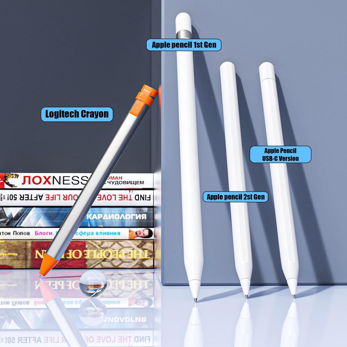 Fine Point Pencil Tips for Apple Pencil 1st 2nd Generation USB-C, White G181786