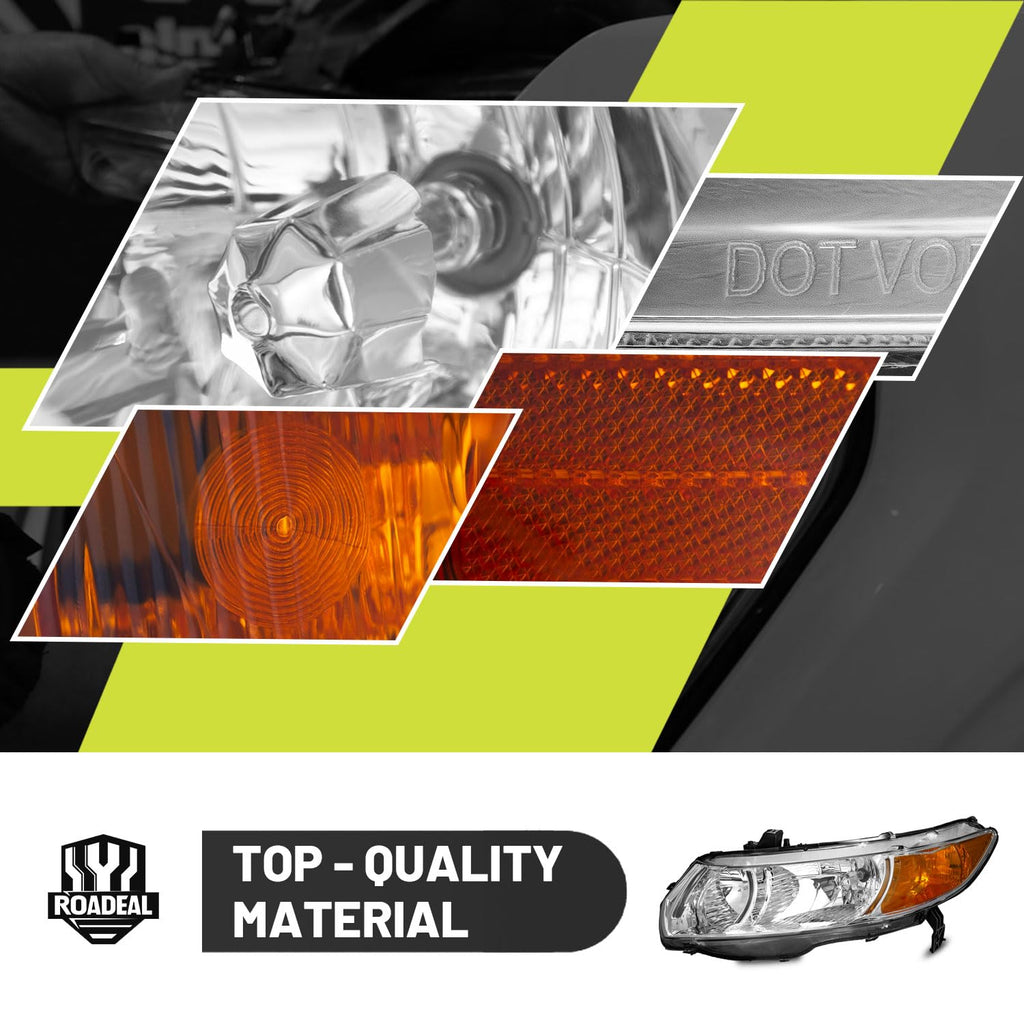 2006-2011 Honda Civic 2-Door Coupe Headlights L967883