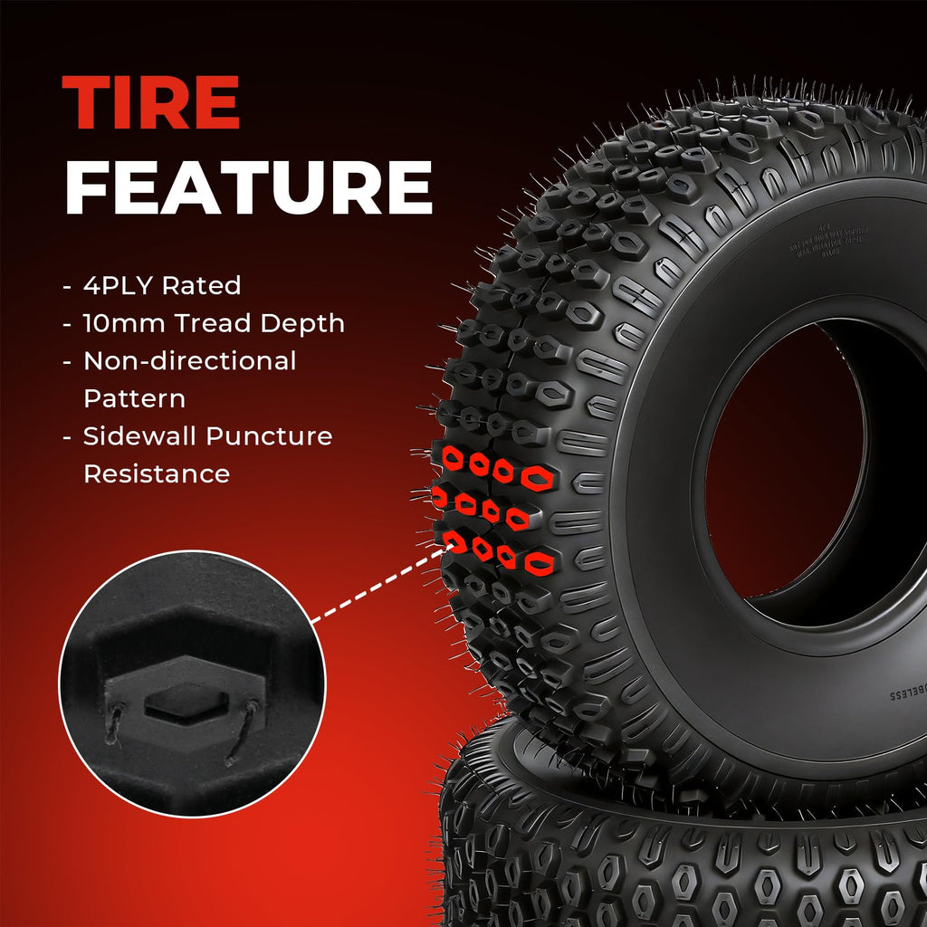 20x7-8 All-Terrain Tubeless Tires Set of 2 A2005