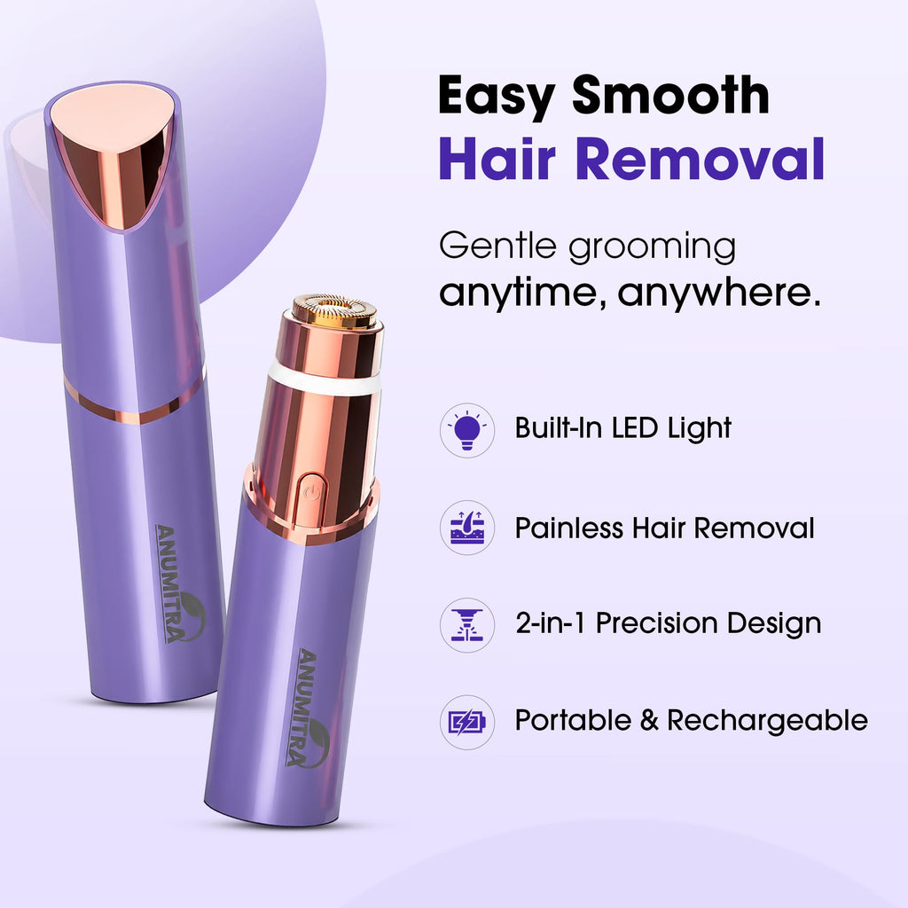 2 in 1 Facial Hair Remover with Replacement Heads I844