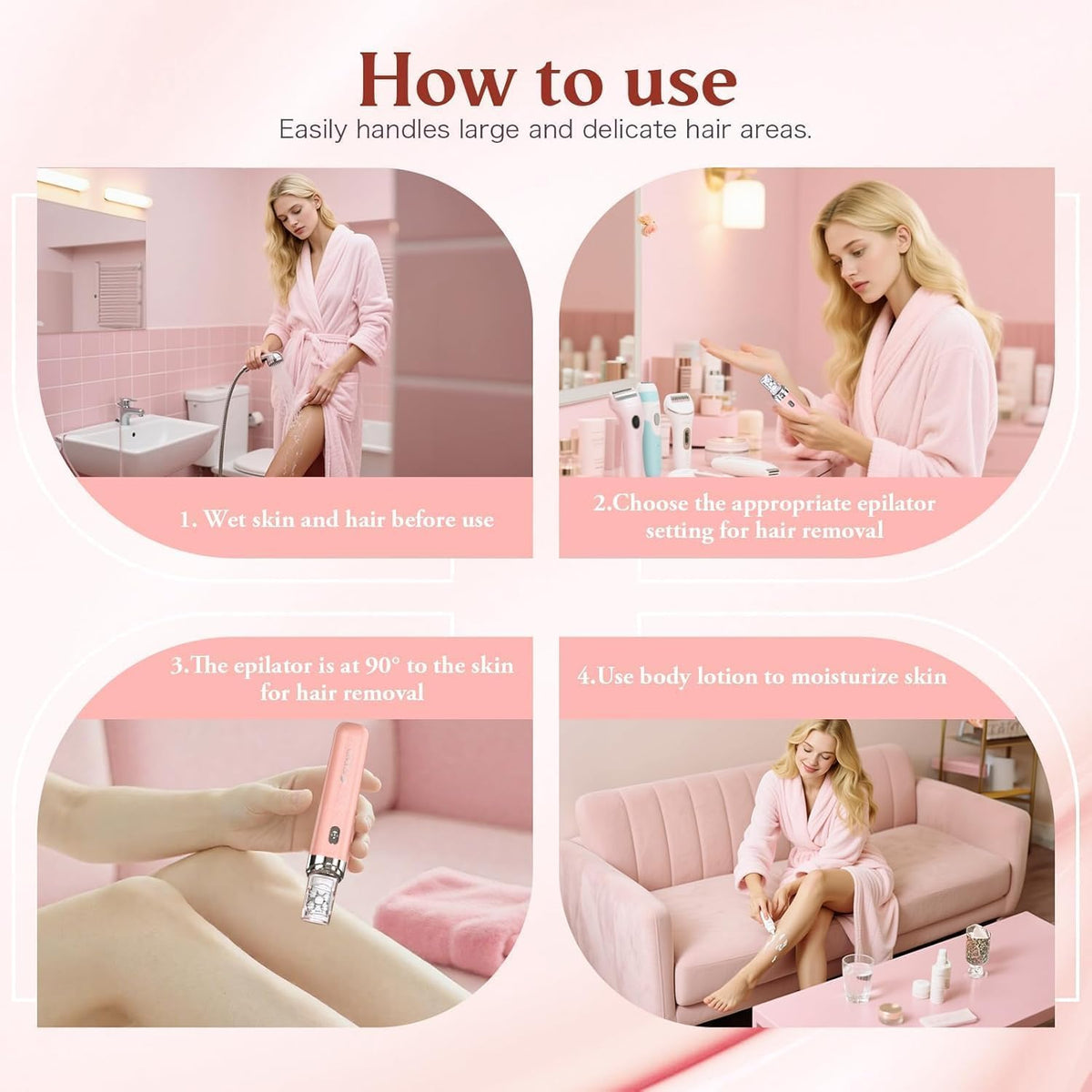 2 in 1 USB Rechargeable Epilator Z657