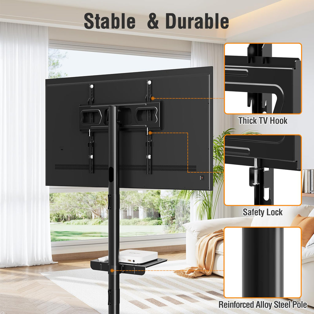 Mobile TV Stand for 23-60" TVs Y6122