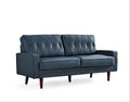 Blue Faux Leather Sofa M894547