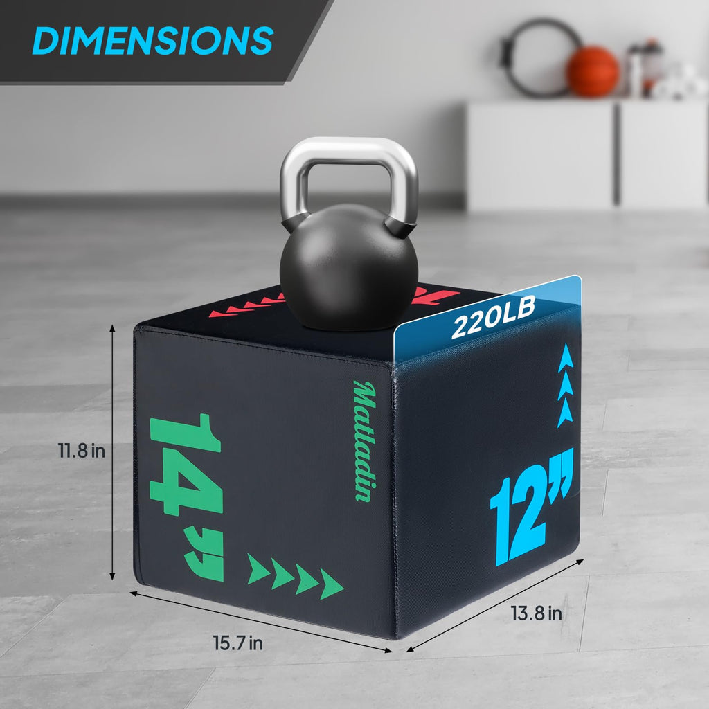 Heavy Foam Plyometric Jump Box Q6775