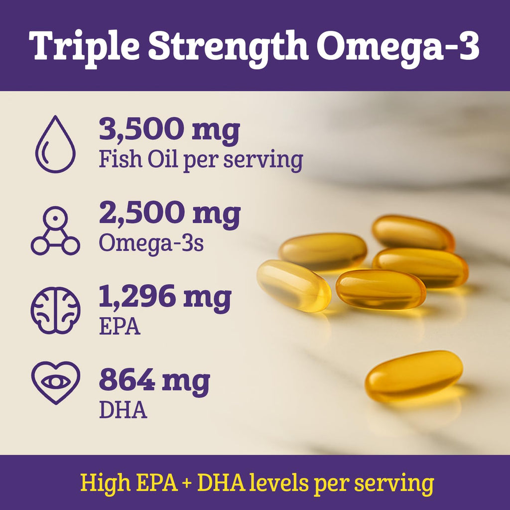 Omega-3 Fish Oil 3500 mg 90 Softgels W39834