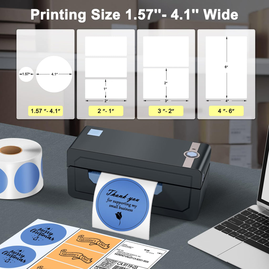 Bluetooth Thermal 4x6 Label Printer B359