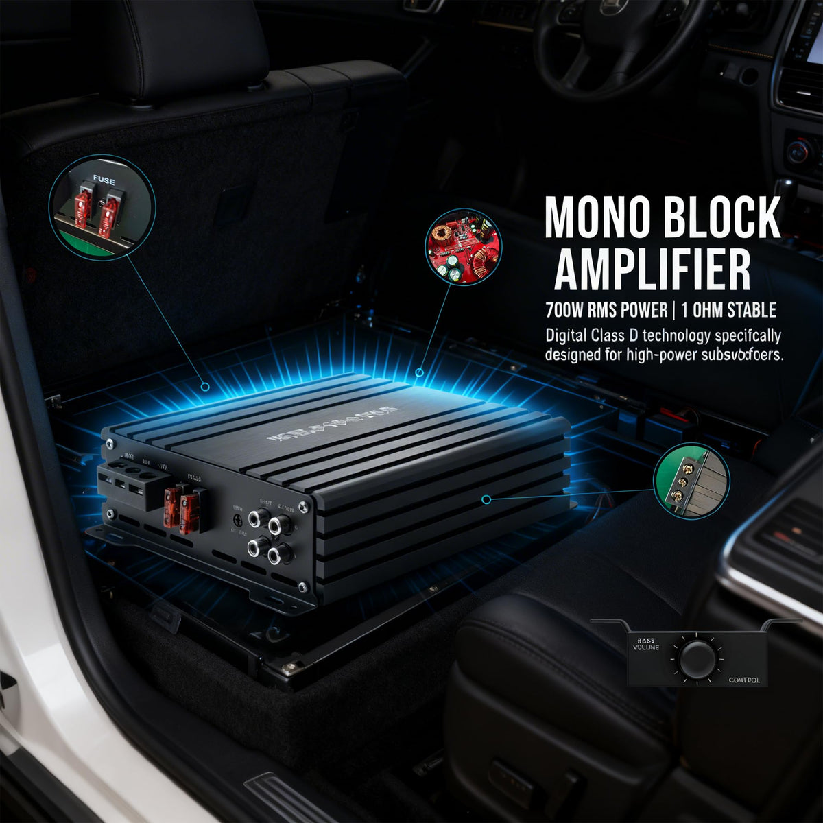 700W RMS Class D Mono Amplifier L228