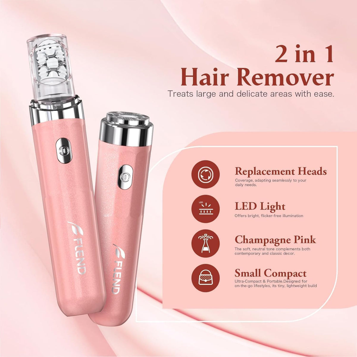 2 in 1 USB Rechargeable Epilator Z657