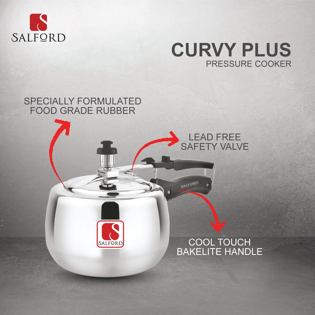 2 Litre Aluminium Pressure Cooker B8158