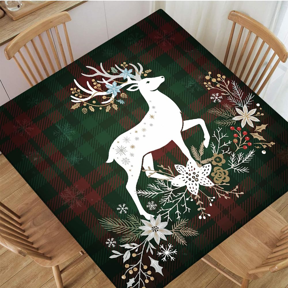 Elastic Edge Polyester Fitted Tablecloth for 30"x30" Square Table M3013