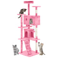 70 inch Multi-Level Cat Tree Tower with Scratching Posts I9543