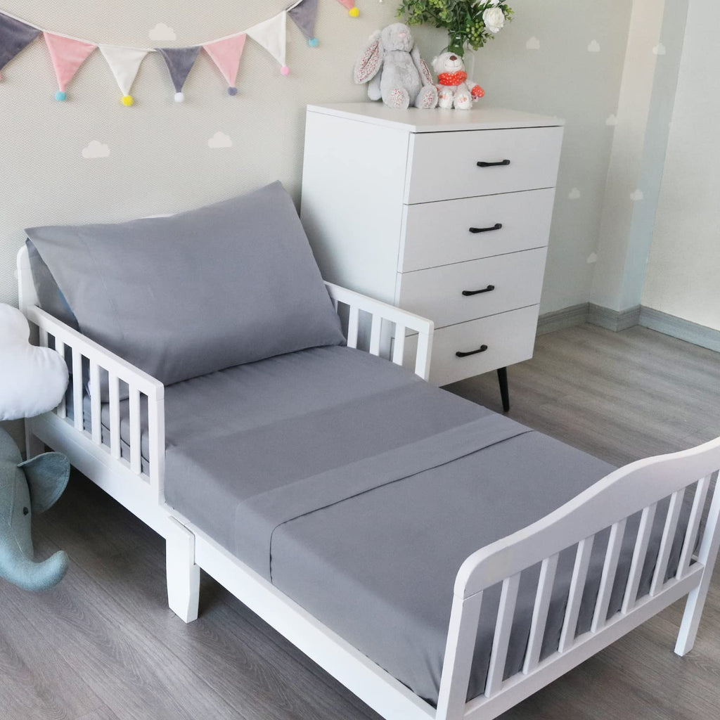 3-Piece Microfiber Toddler Sheet Set I48280