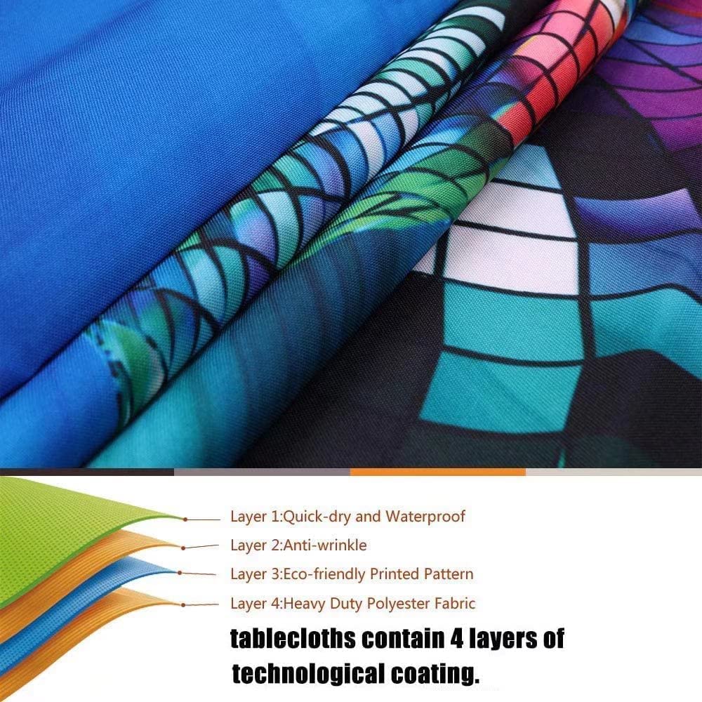 Elastic Edge Polyester Fitted Tablecloth for 30"x30" Square Table M3013