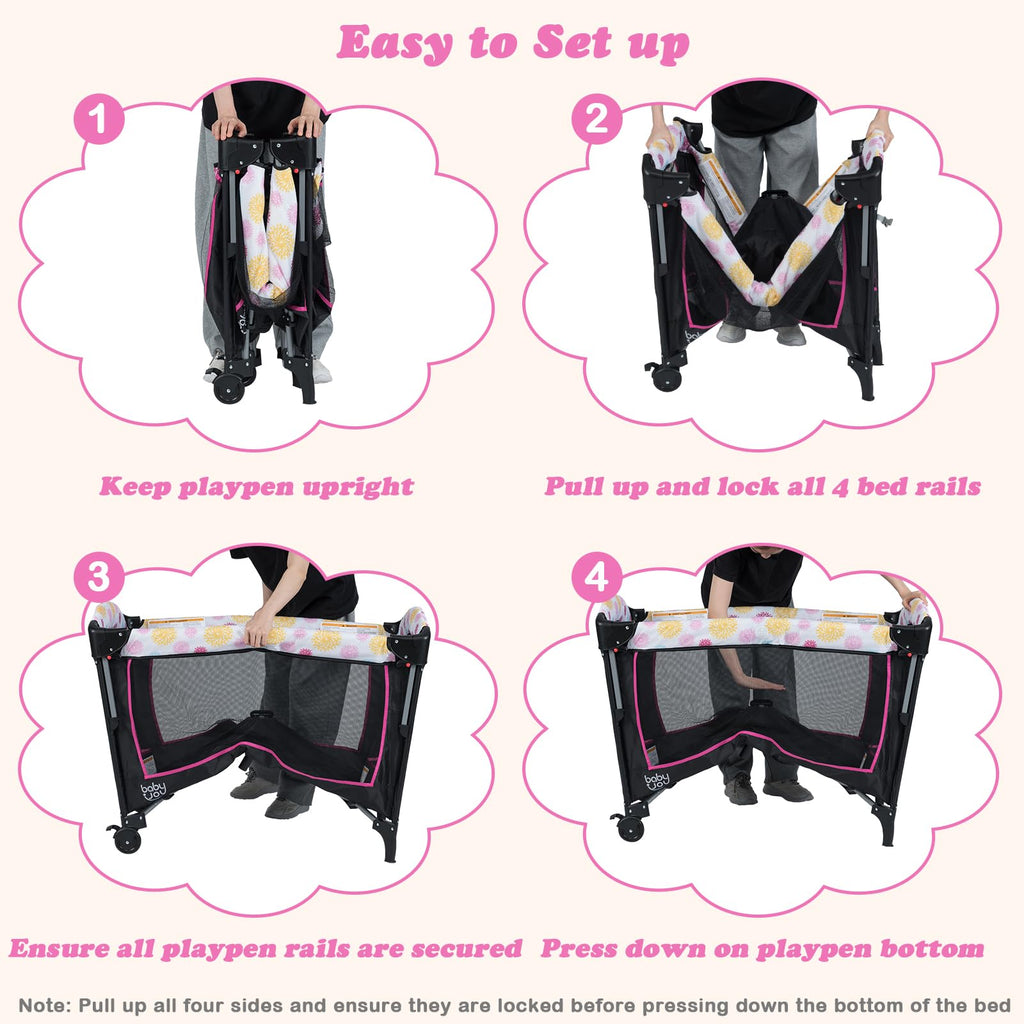 4 in 1 Pink Pack and Play N692172