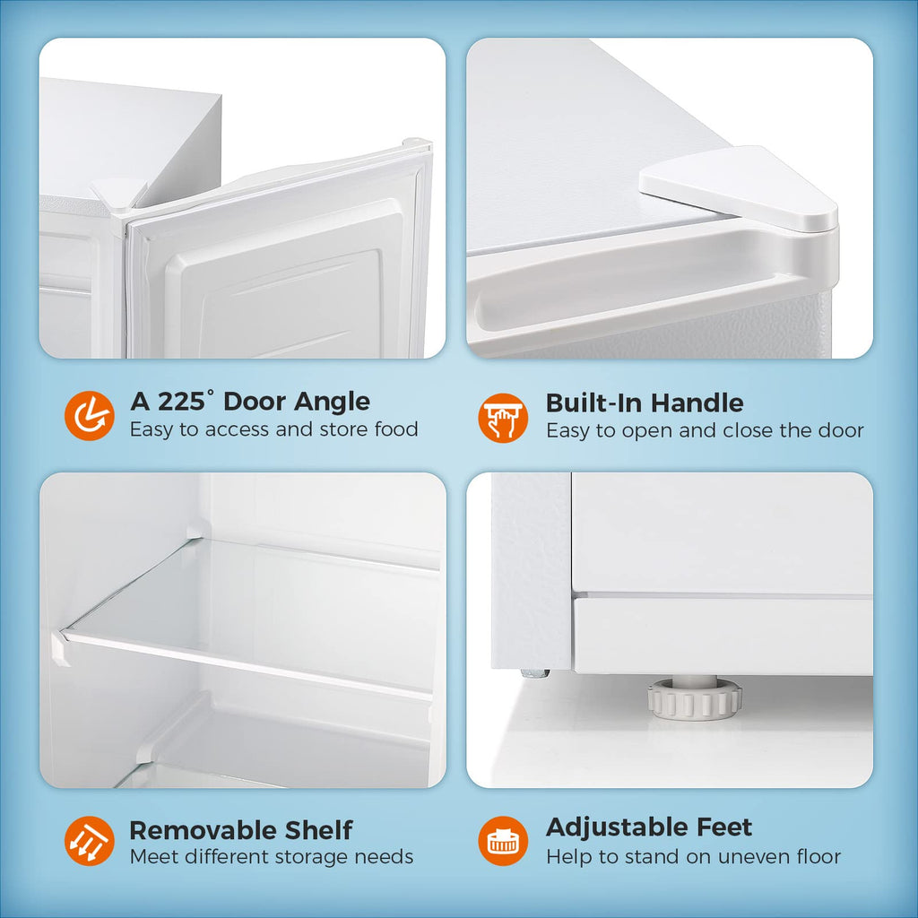 White 3.0 Cu.ft Upright Freezer K742995