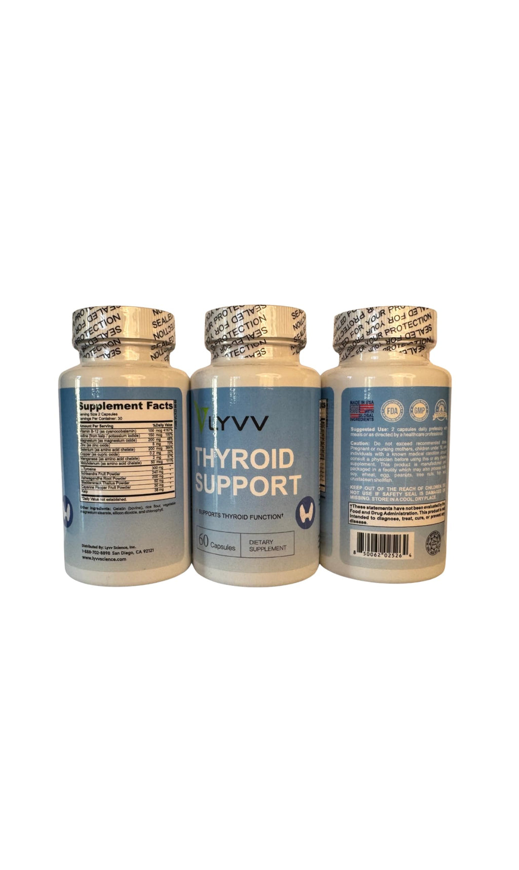 Thyroid Support Supplement Capsules I2294