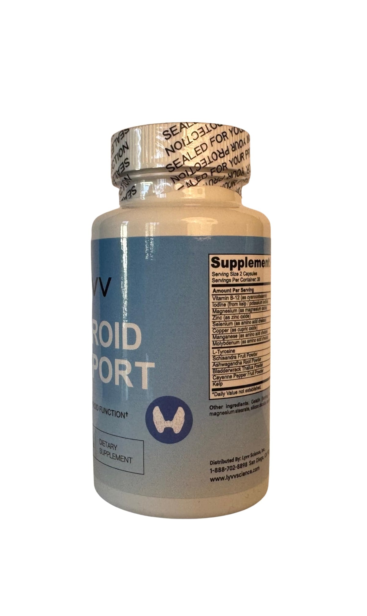 Thyroid Support Supplement Capsules I2294