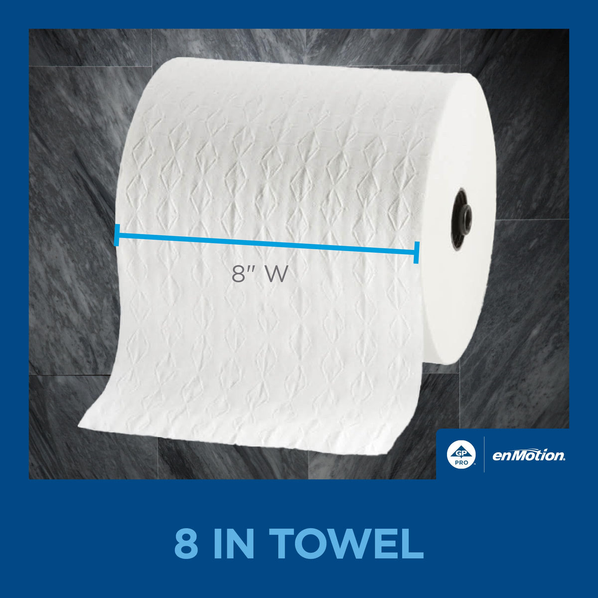 8 in 425 Linear Feet White Paper Towel Roll N5350