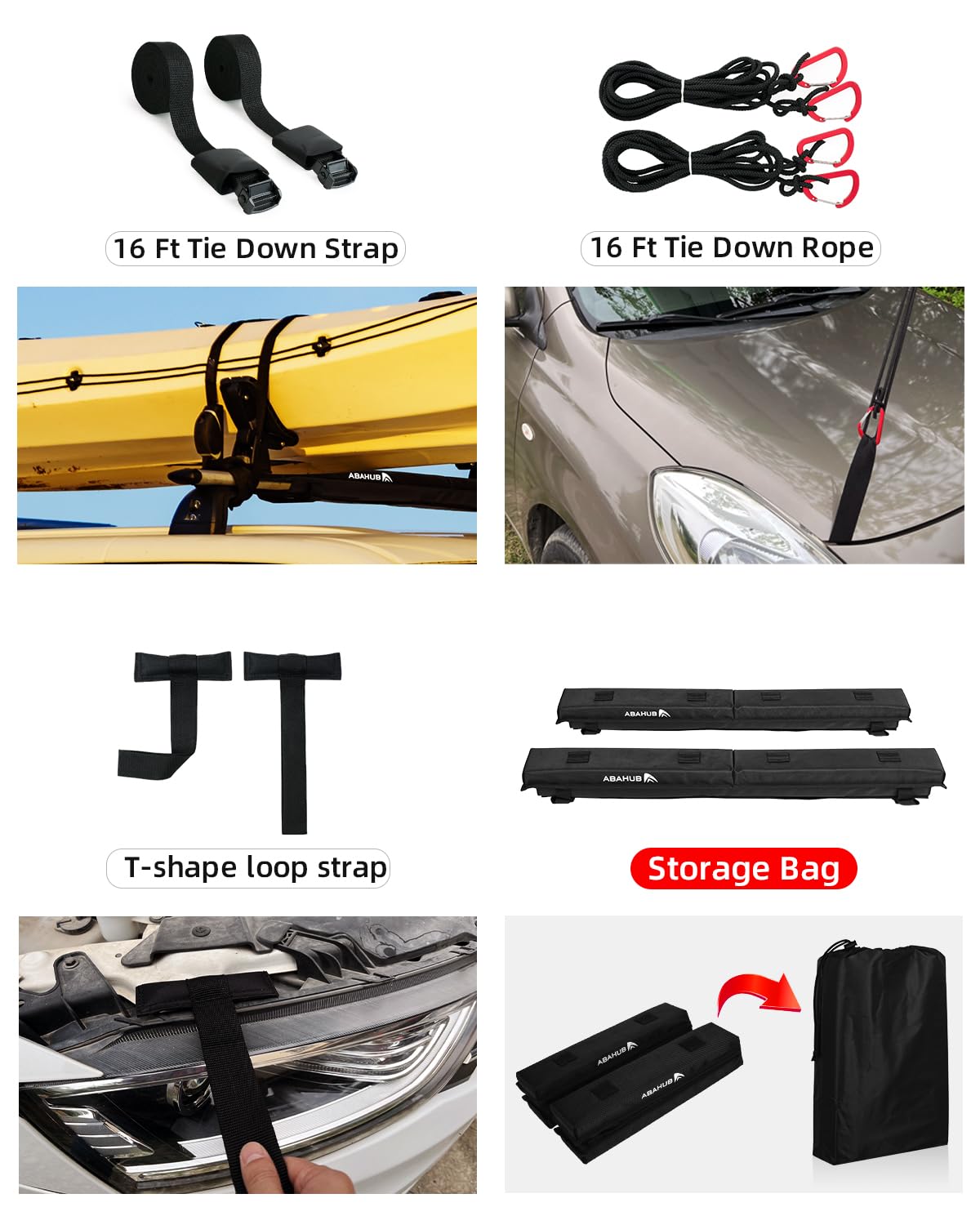 Soft Roof Rack Pads 30 Inch W207