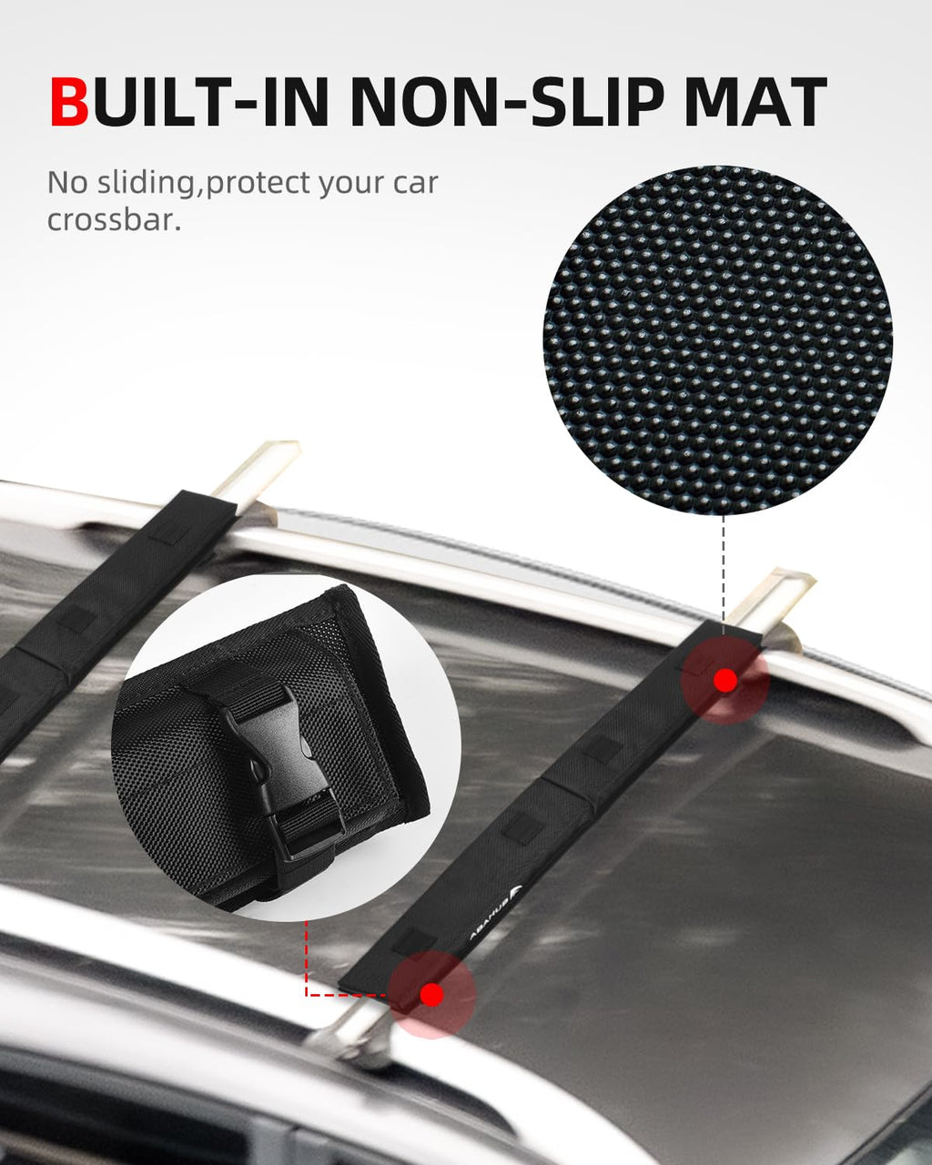 Soft Roof Rack Pads 30 Inch W207