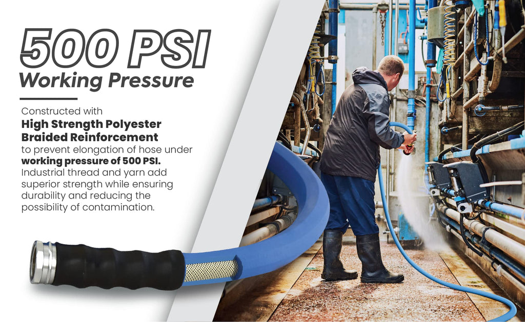 1" x 100' Rubber Garden Hose X6139