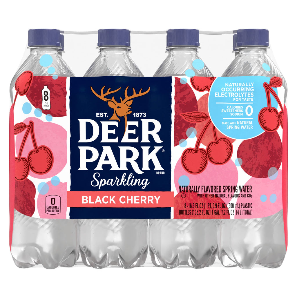Black Cherry Sparkling Water 16.91 Fl Oz (Pack of 8) N6746