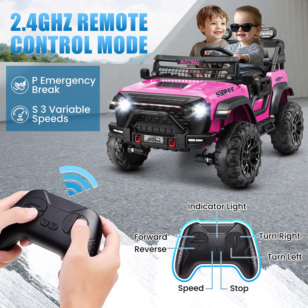 24V 2 Seater Ride on Car with Remote Control T263